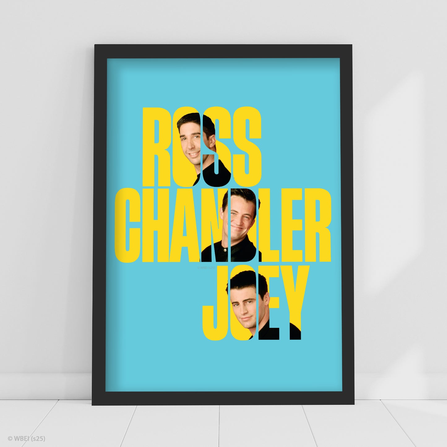 Friends Print – Ross Chandler And Joey Text Poster Wall Art