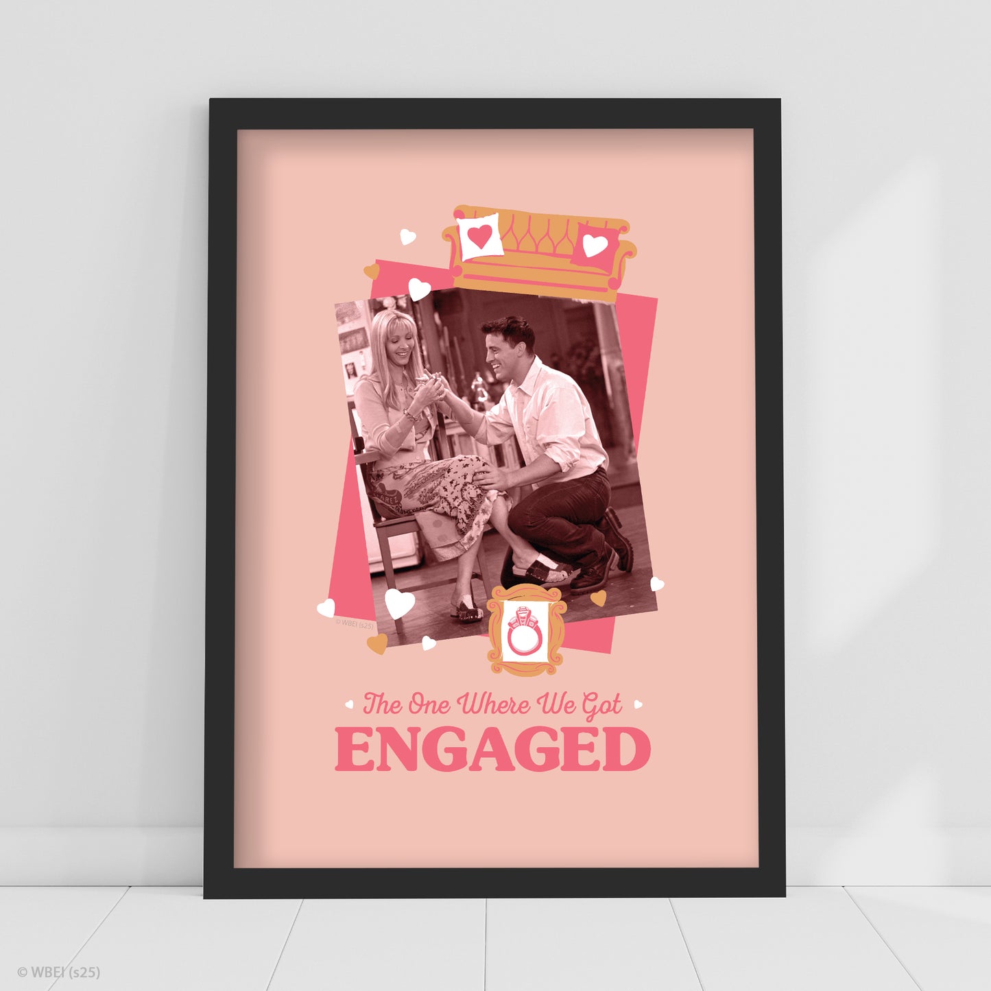 Friends Print – The One Where We Got Engaged  Poster Wall Art
