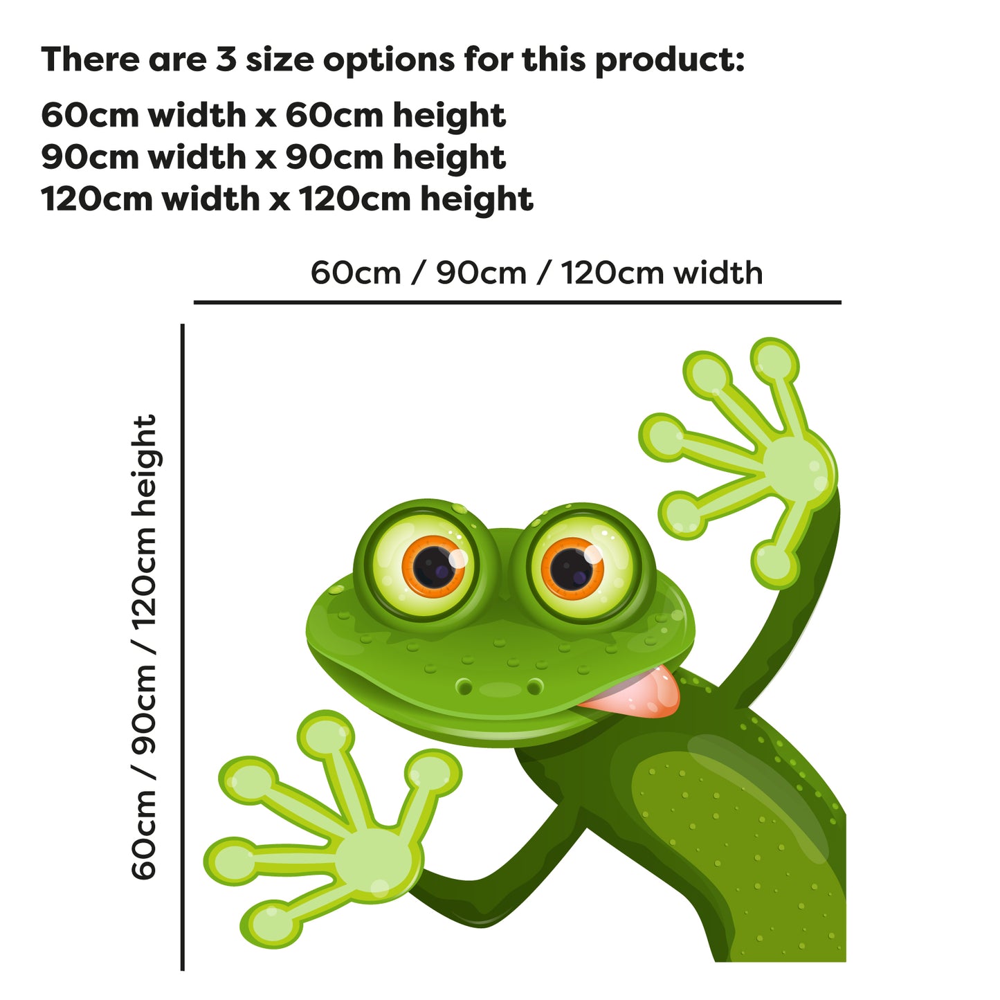 Bathroom Wall Sticker - Frog Decal Wall Art