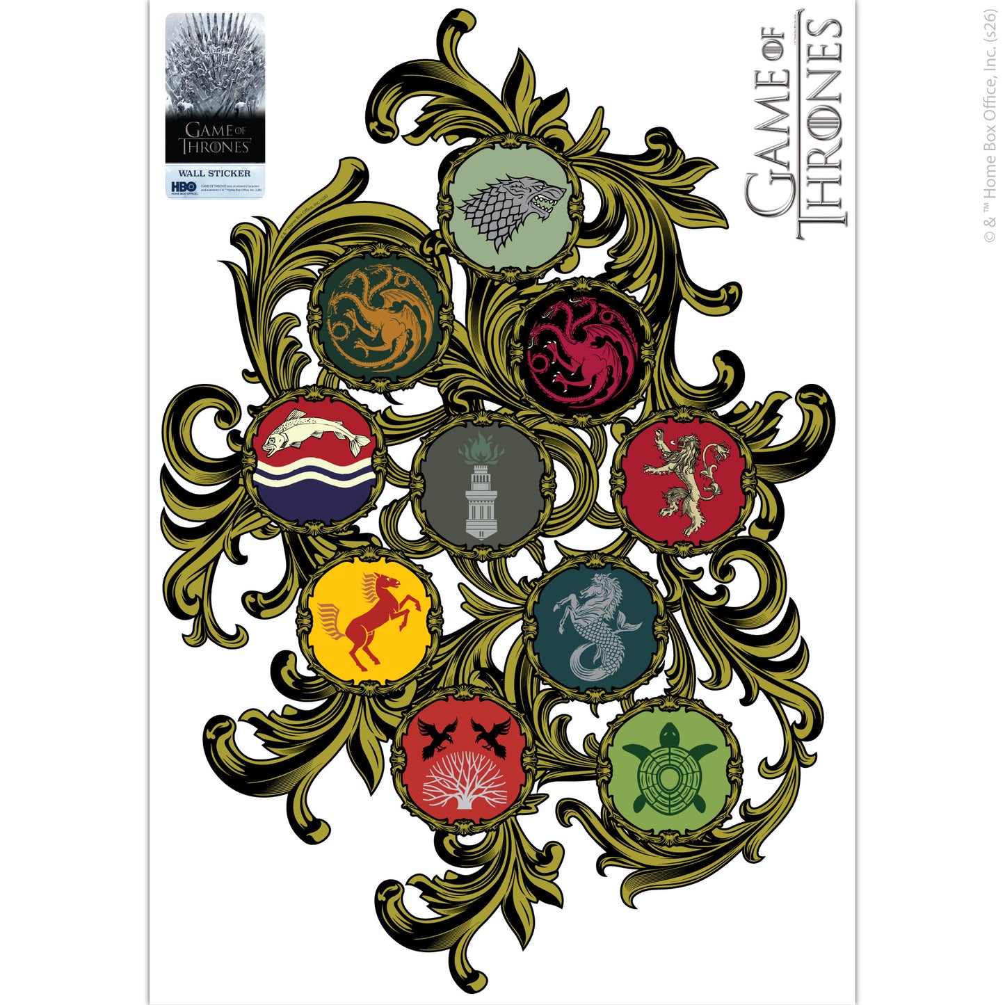 Game of Thrones™ Wall Sticker - Bonds Of Westeros Decal Wall Art