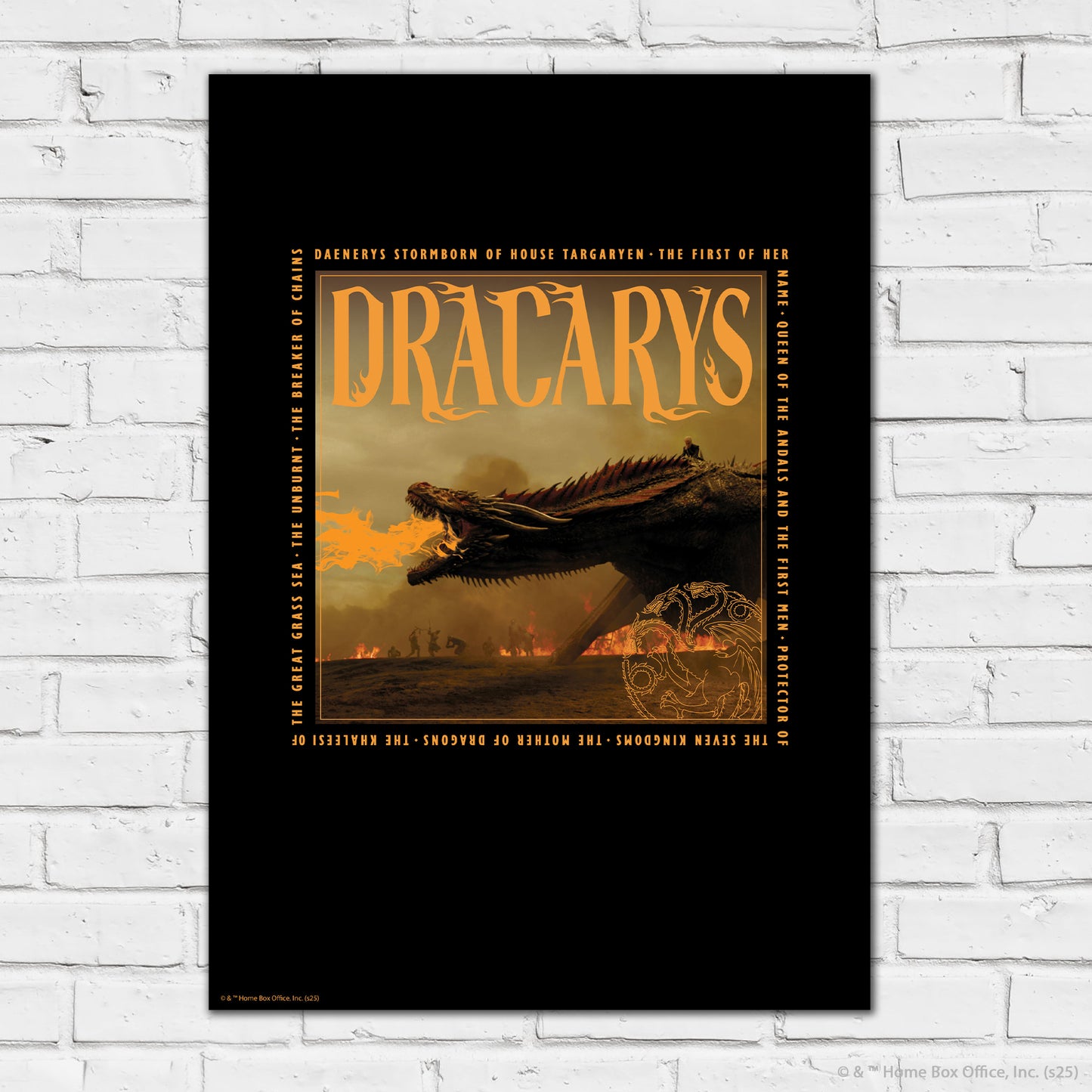 Game of Thrones – Dracarys Poster Wall Art