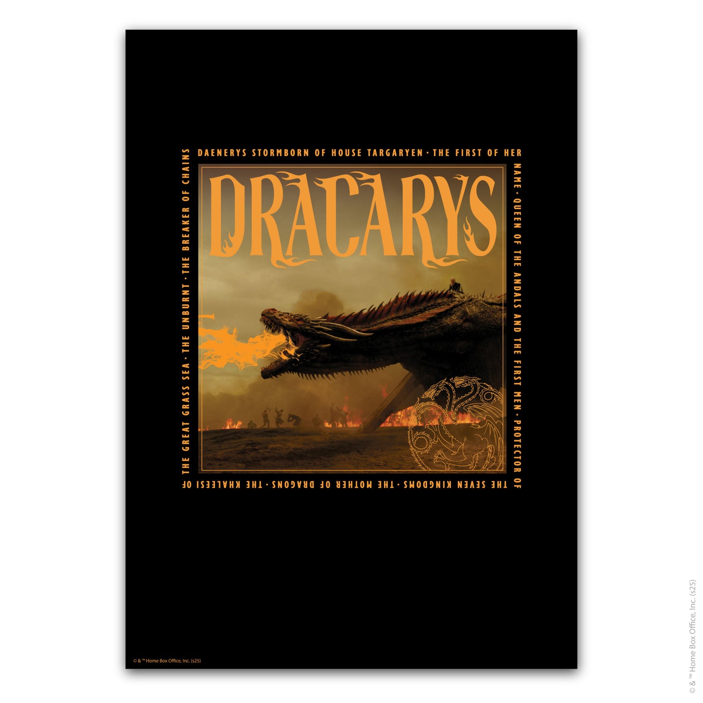 Game of Thrones – Dracarys Poster Wall Art