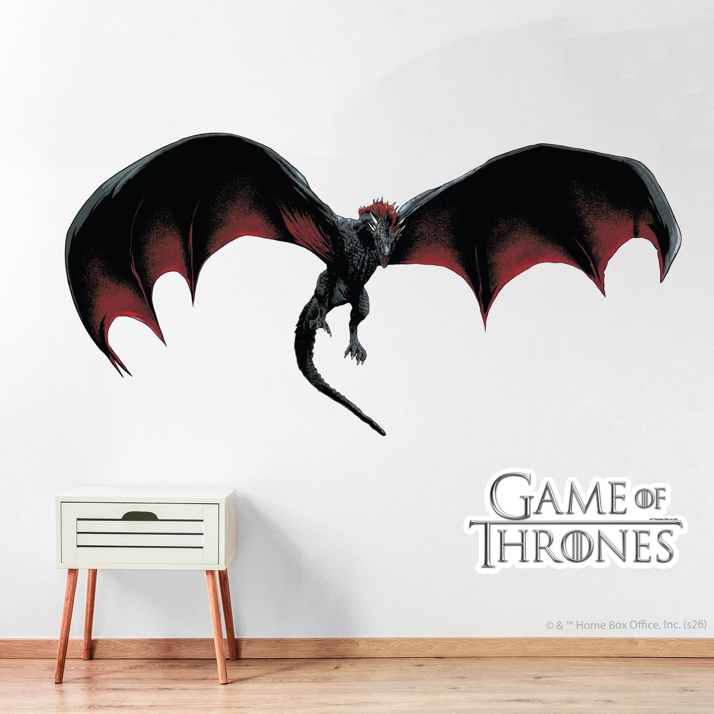 Game of Thrones™ Wall Sticker - Drogon Flying Decal Wall Art