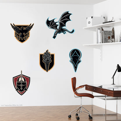 Game of Thrones™ Wall Sticker - House Crests Decal Set Wall Art