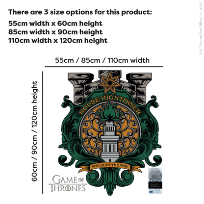 Game of Thrones™ Wall Sticker - House Hightower Crest Decal Wall Art