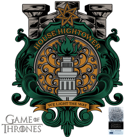 Game of Thrones™ Wall Sticker - House Hightower Crest Decal Wall Art