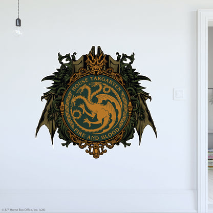 Game of Thrones™ Wall Sticker - House Targaryen Green Crest Decal Wall Art