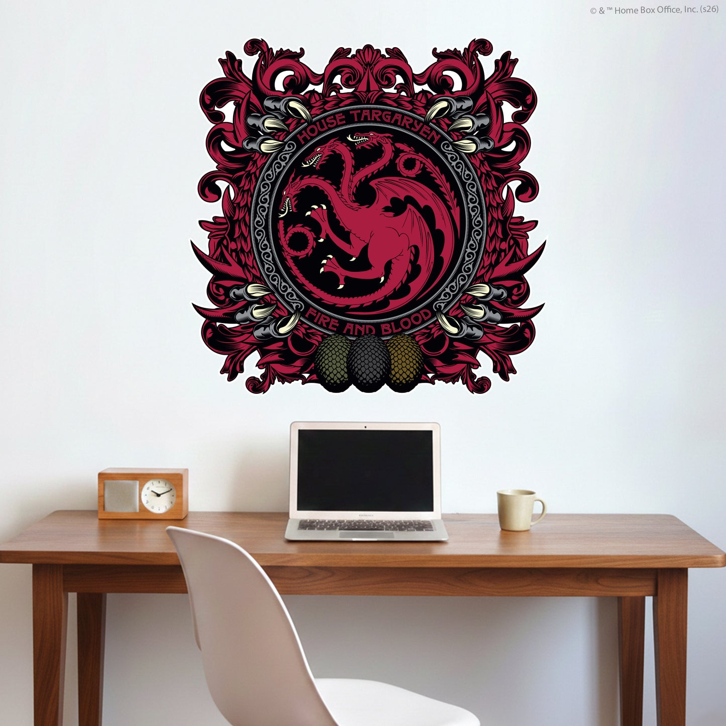Game of Thrones™ Wall Sticker - House Targaryen Red Crest Decal Wall Art