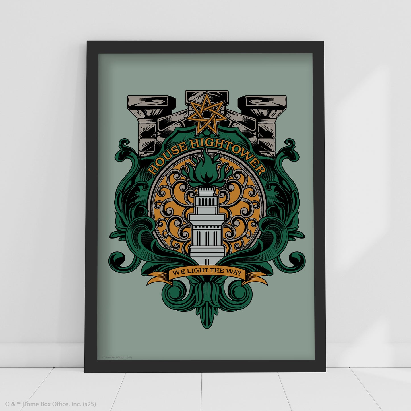Game of Thrones Print – House Hightower Crest Poster Wall Art