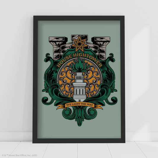 Game of Thrones Print – House Hightower Crest Poster Wall Art