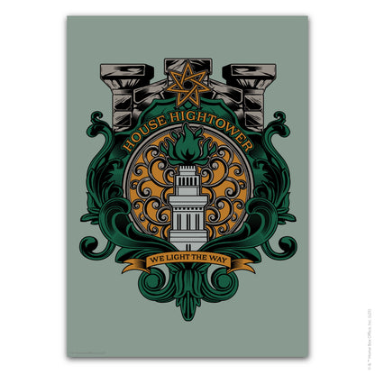 Game of Thrones Print – House Hightower Crest Poster Wall Art