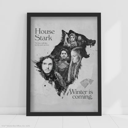 Game of Thrones Print – House Stark Winter Is Coming Poster Wall Art