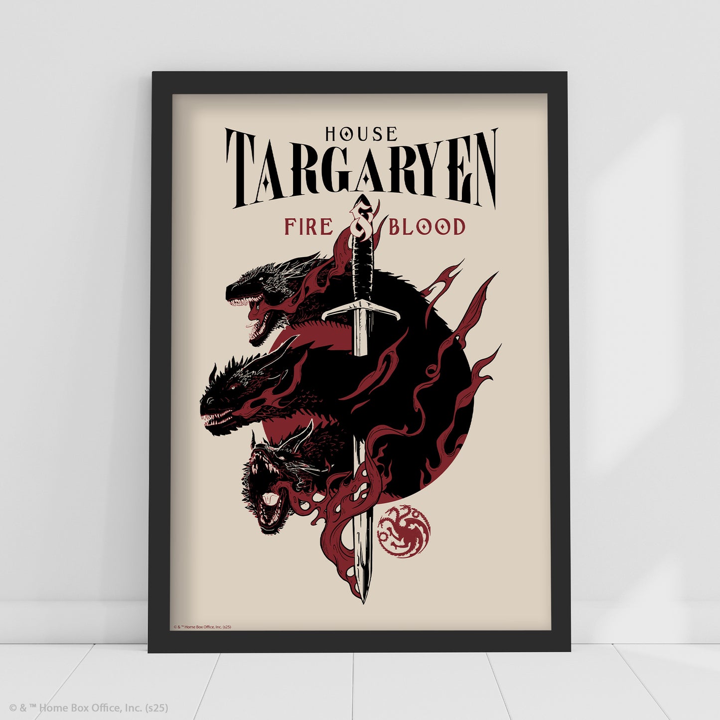 Game of Thrones Print – House Targaryen Poster Wall Art