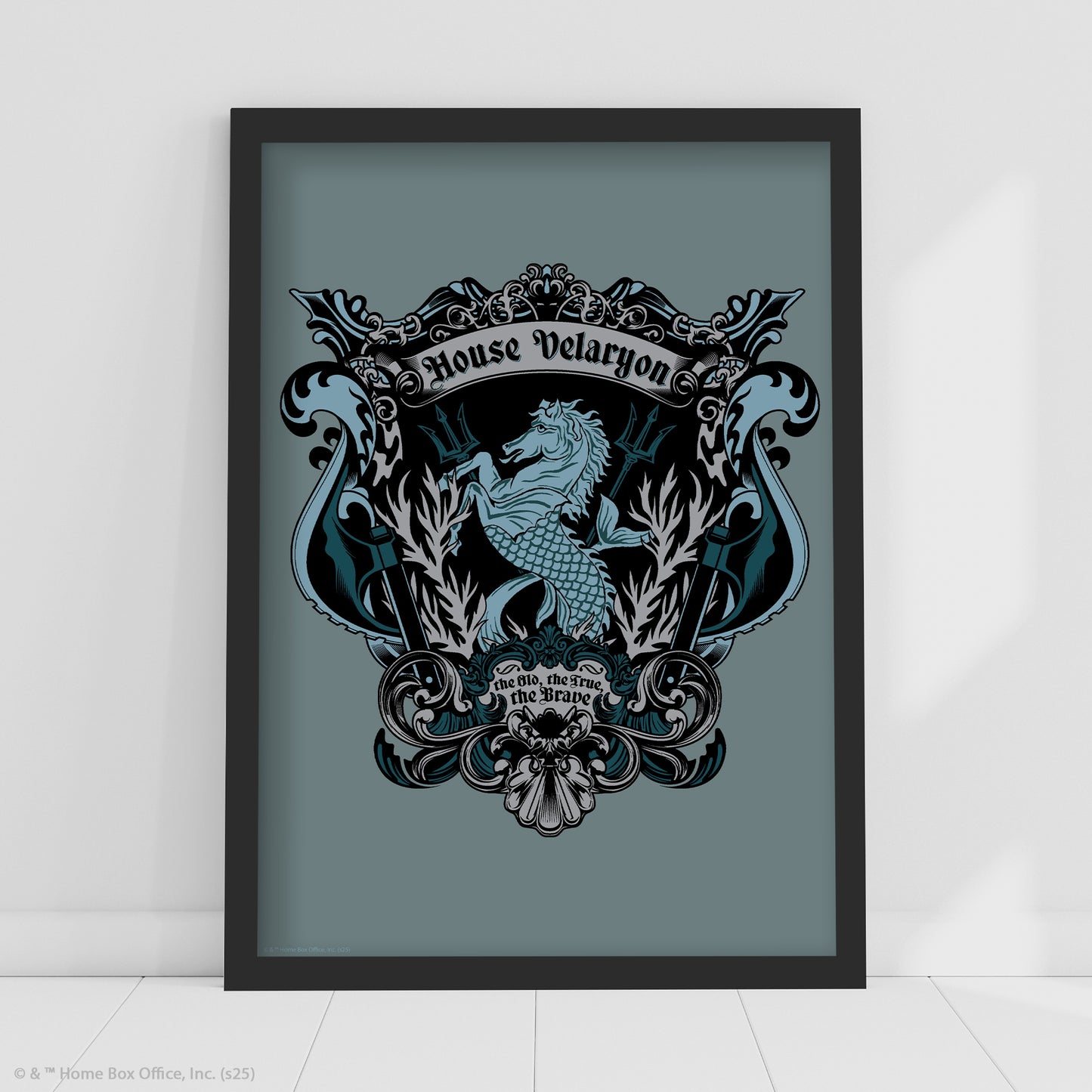 Game of Thrones Print – House Velaryon Crest Poster Wall Art
