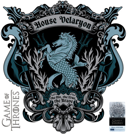 Game of Thrones™ Wall Sticker - House Velaryon Decal Wall Art