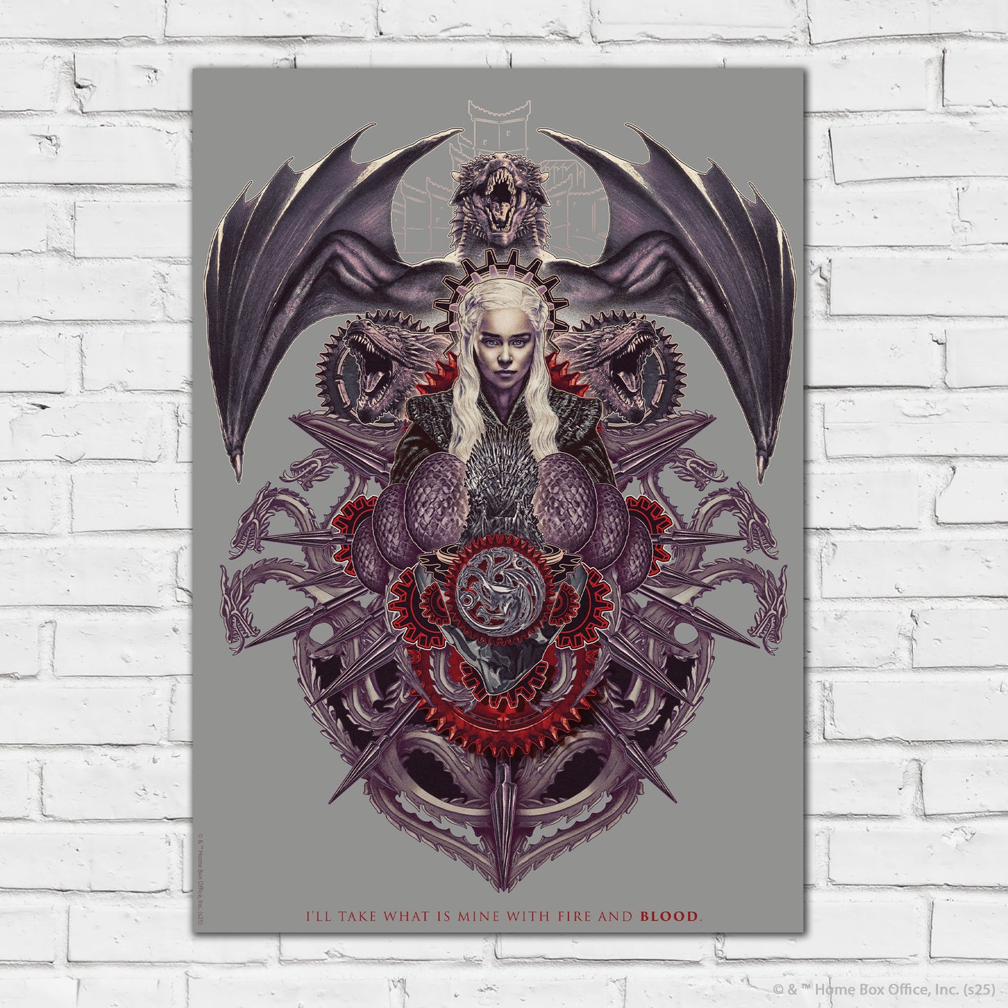 Game of Thrones Print – I'll Take What Is Mine Poster Wall Art