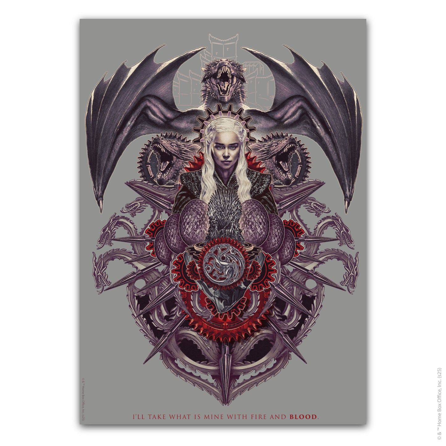 Game of Thrones Print – I'll Take What Is Mine Poster Wall Art