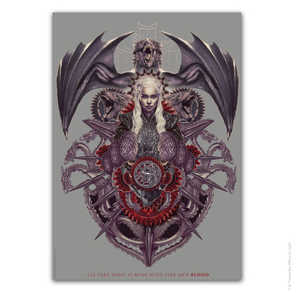 Game of Thrones Print – I'll Take What Is Mine Poster Wall Art
