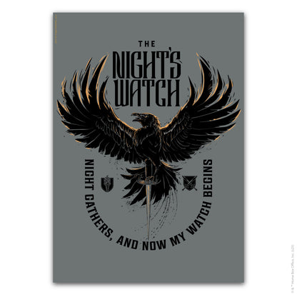 Game of Thrones Print – Night Gathers Poster Wall Art