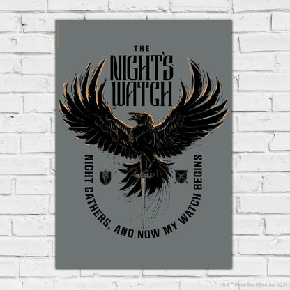 Game of Thrones Print – Night Gathers Poster Wall Art