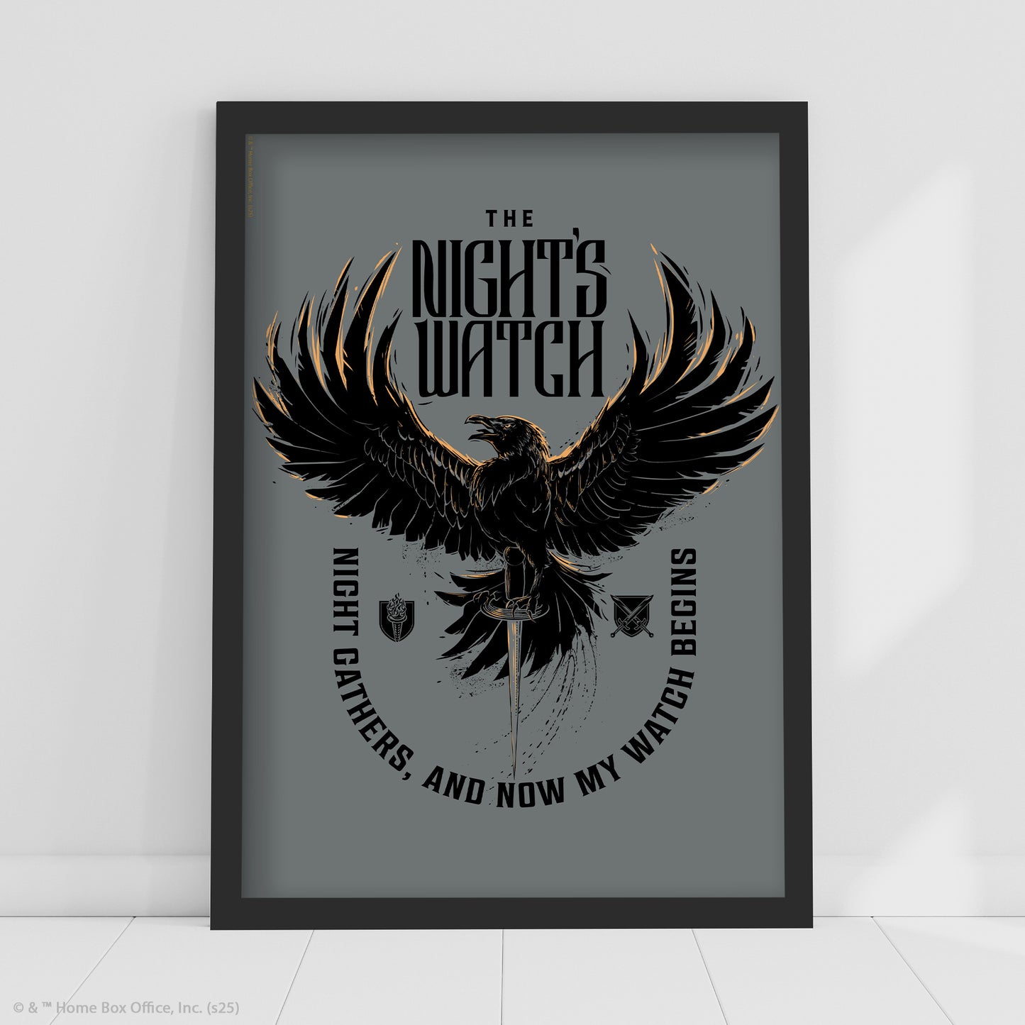 Game of Thrones Print – Night Gathers Poster Wall Art