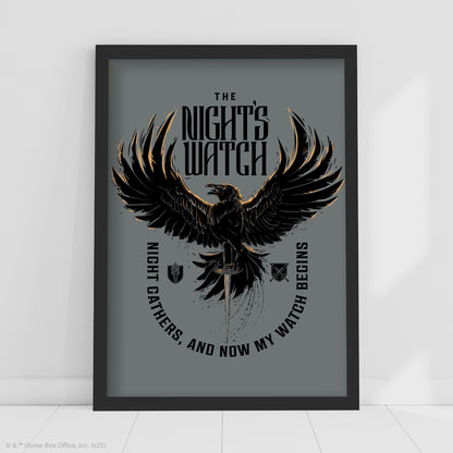 Game of Thrones Print – Night Gathers Poster Wall Art