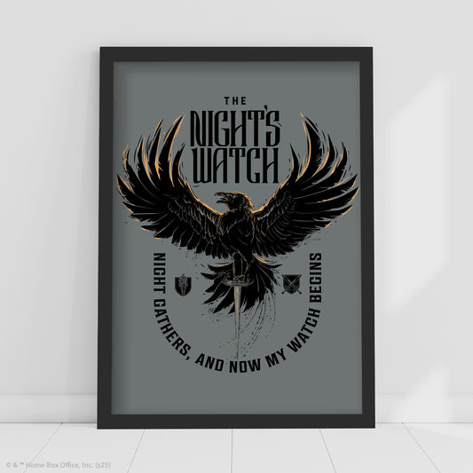 Game of Thrones Print – Night Gathers Poster Wall Art