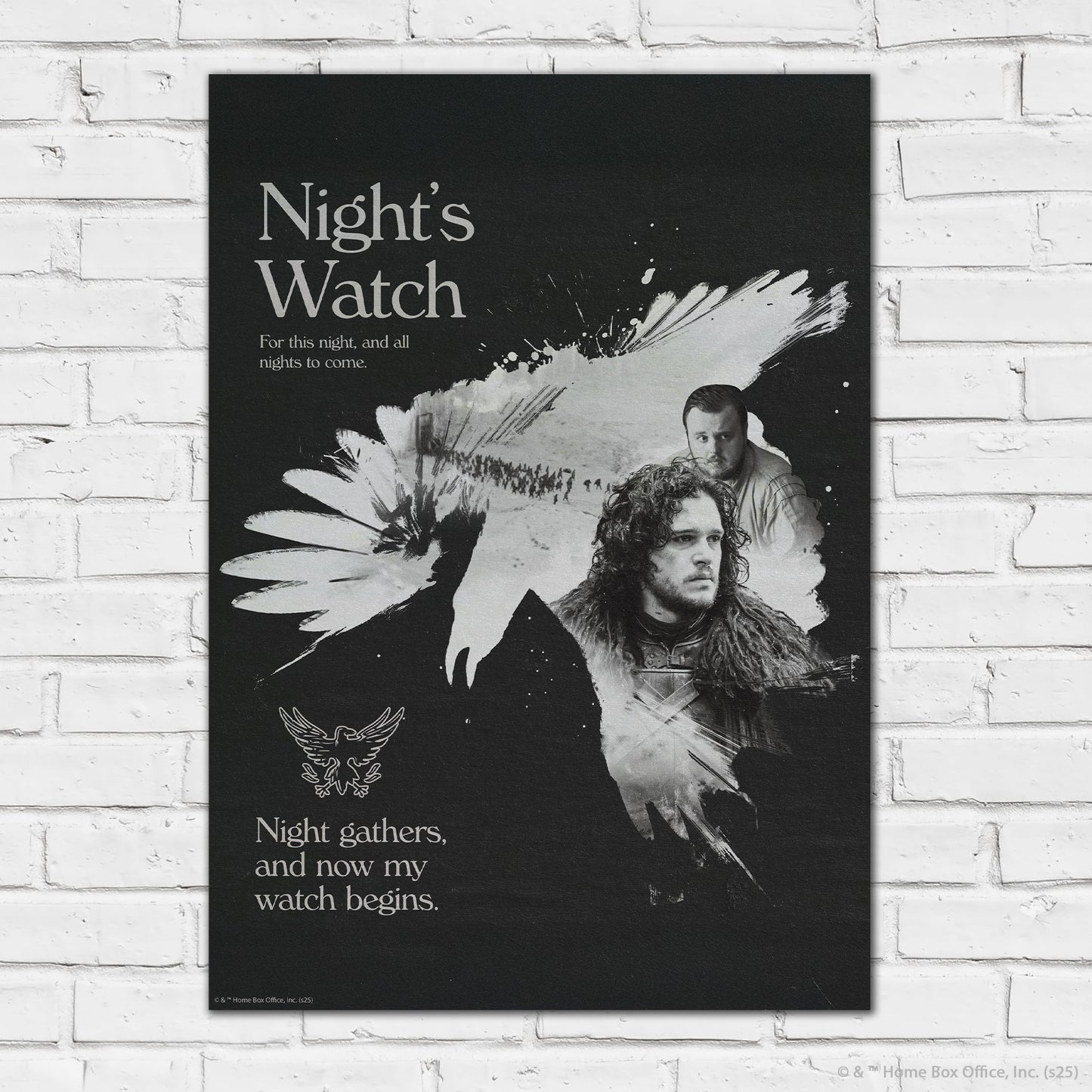 Game of Thrones Print – Night Watch Poster Wall Art