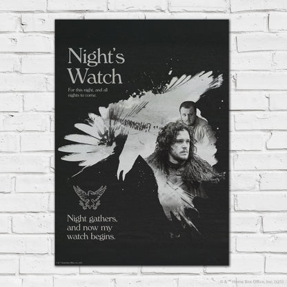 Game of Thrones Print – Night Watch Poster Wall Art