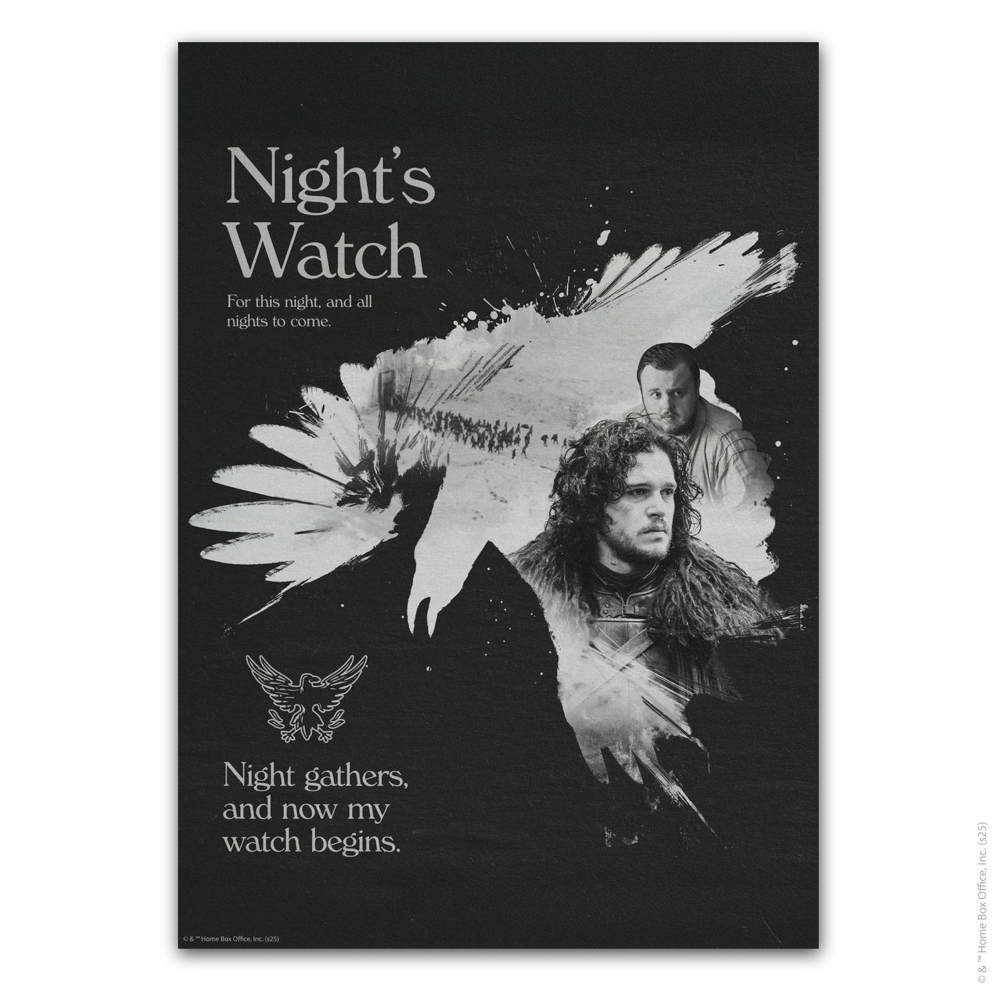 Game of Thrones Print – Night Watch Poster Wall Art