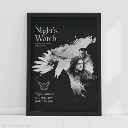 Game of Thrones Print – Night Watch Poster Wall Art