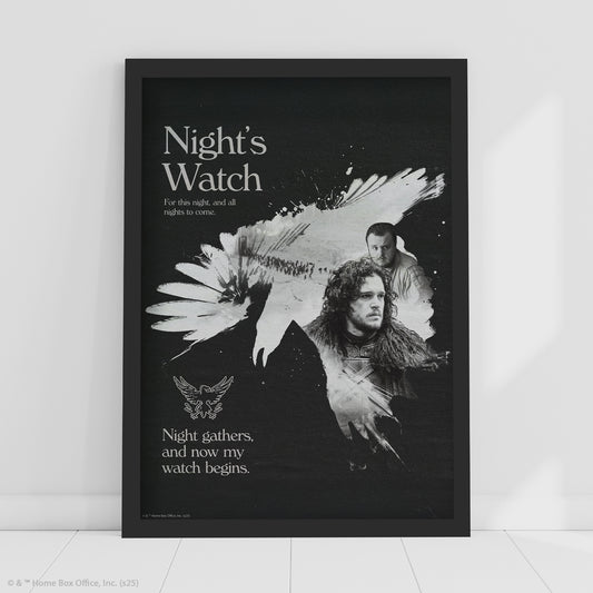Game of Thrones Print – Night Watch Poster Wall Art