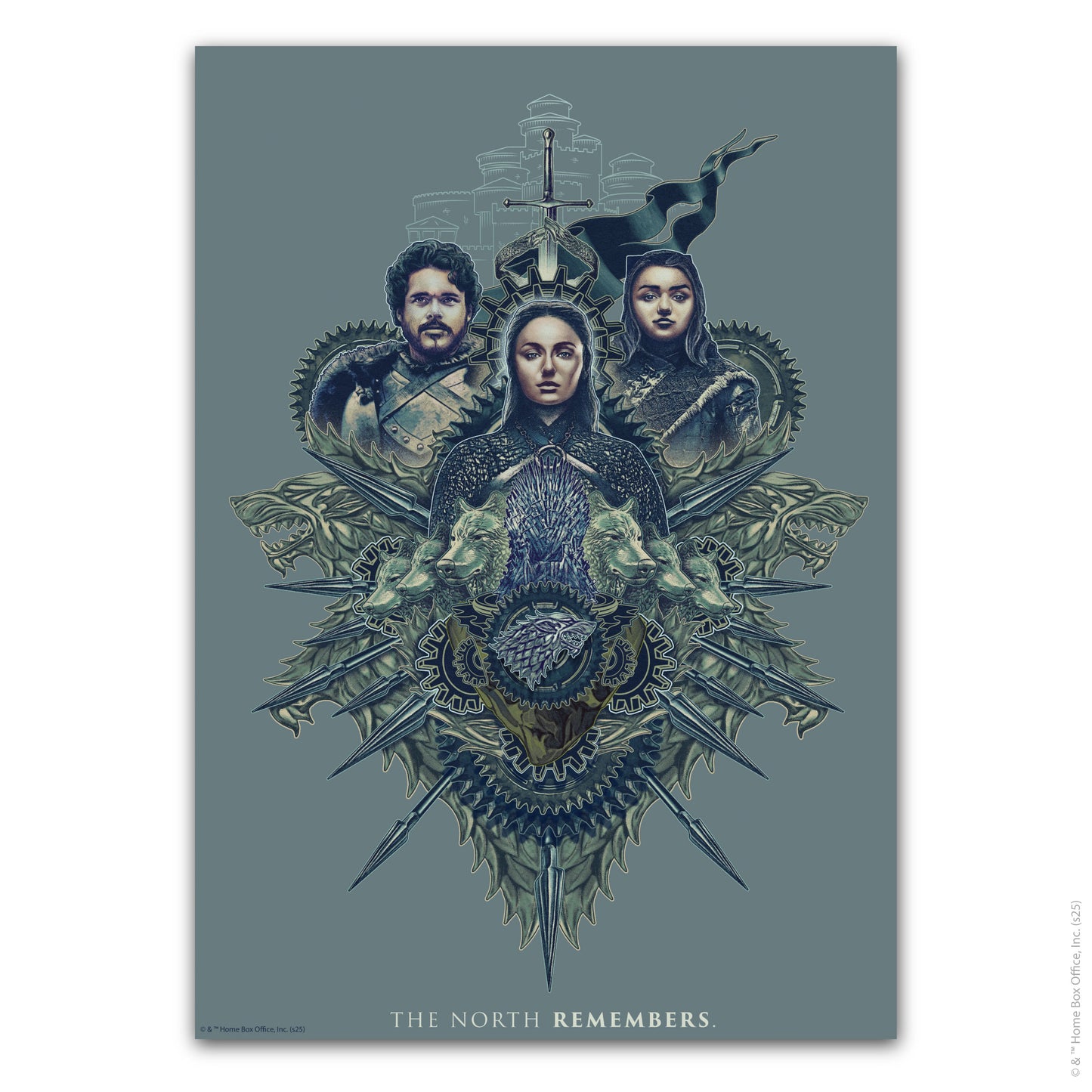 Game of Thrones Print – The North Remembers Poster Wall Art