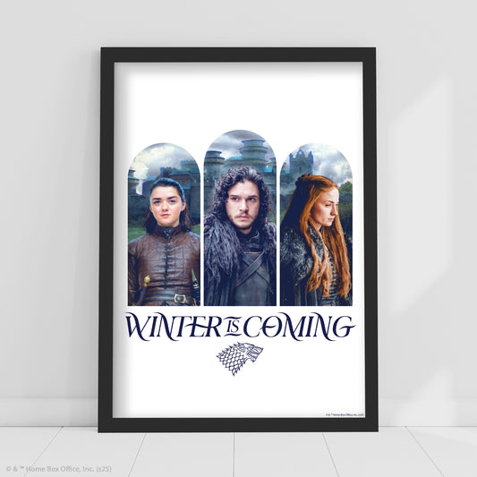 Game of Thrones Print – Winter Is Coming Poster Wall Art