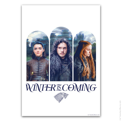 Game of Thrones Print – Winter Is Coming Poster Wall Art