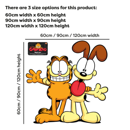 Garfield Wall Sticker - Garfield And Odie Smiling Wall Art