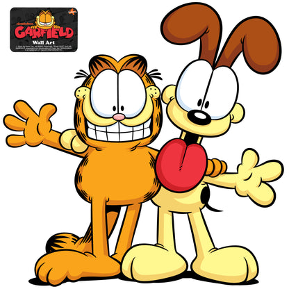 Garfield Wall Sticker - Garfield And Odie Smiling Wall Art