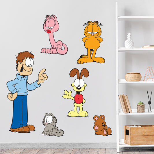 Garfield Wall Sticker - Group Decal Set Wall Art