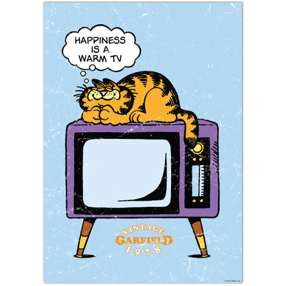 Garfield Print –  Happiness Is A Warm Tv Poster Wall Art