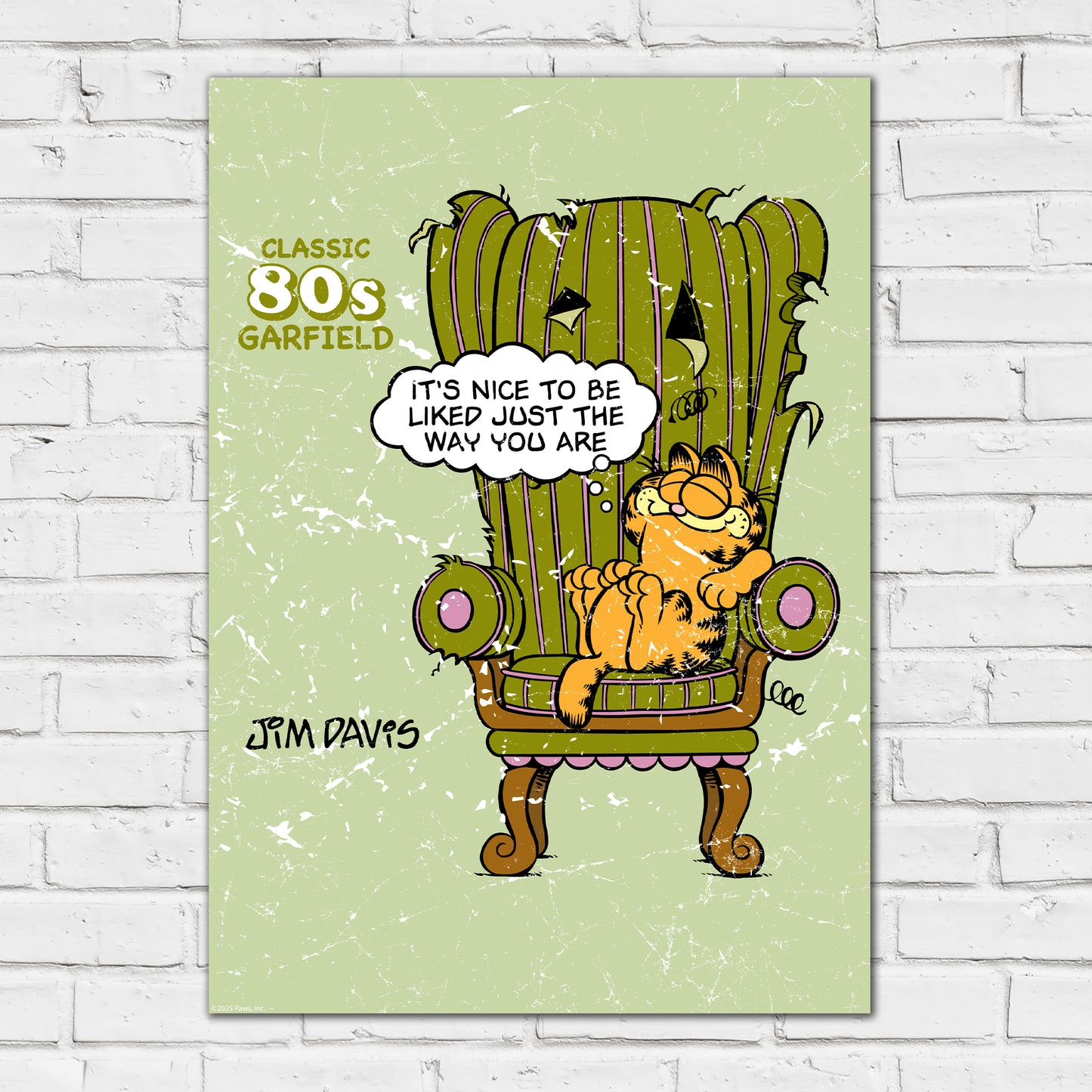 Garfield Print –  It's Nice To Be Liked Poster Wall Art