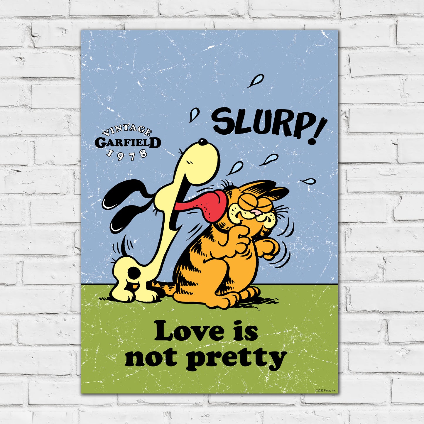 Garfield Print –  Love Is Not Pretty Poster Wall Art