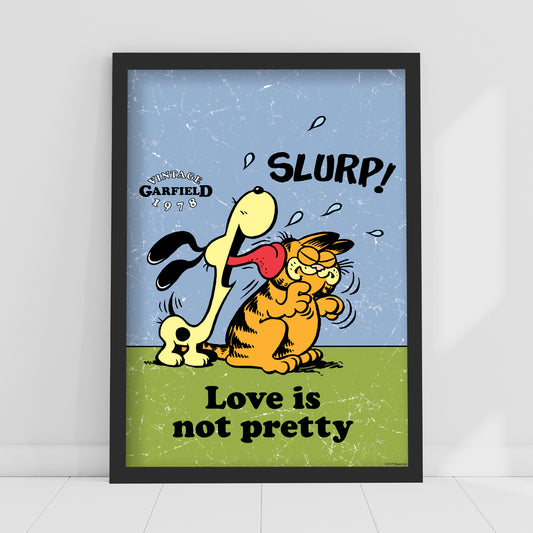 Garfield Print –  Love Is Not Pretty Poster Wall Art