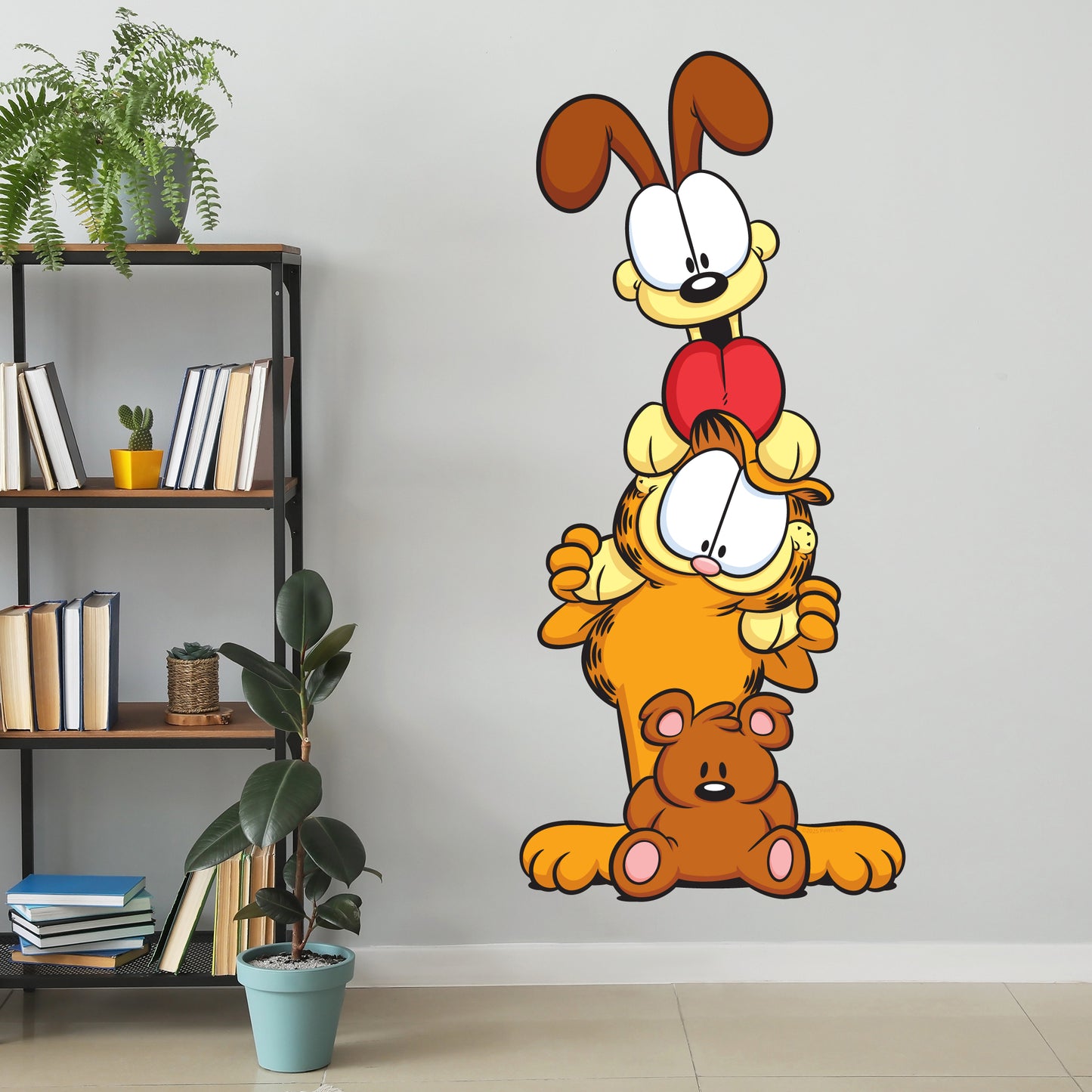 Garfield Wall Sticker - Odie On Shoulders Decal Wall Art