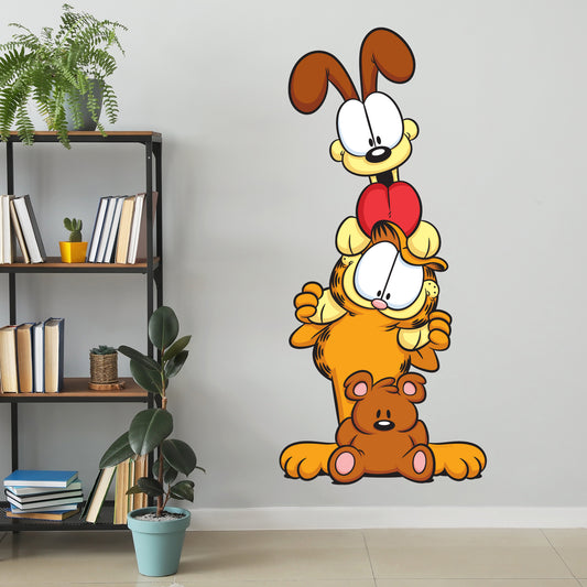 Garfield Wall Sticker - Odie On Shoulders Decal Wall Art