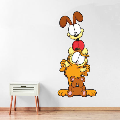 Garfield Wall Sticker - Odie On Shoulders Decal Wall Art
