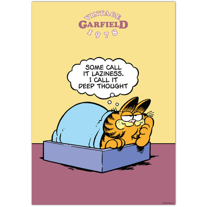 Garfield Print – Some Call It Laziness Poster Wall Art