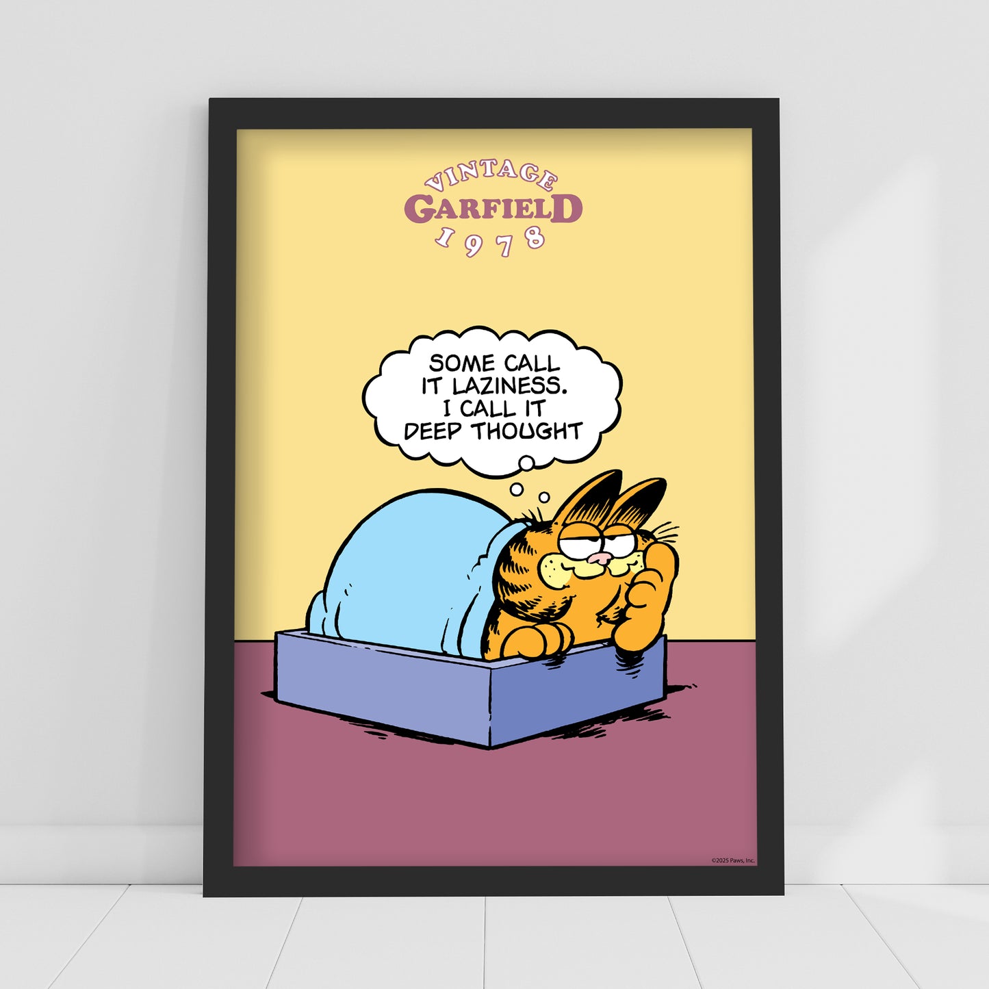 Garfield Print – Some Call It Laziness Poster Wall Art