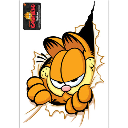 Garfield Wall Sticker - Tearing Through Wall Decal Art