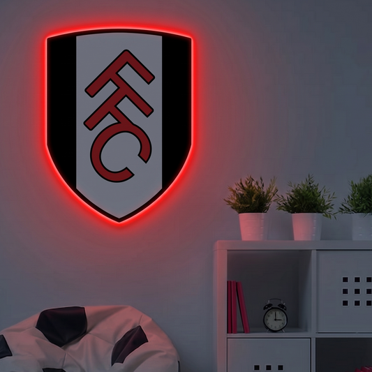 Fulham Crest LED Backlit Wallpop