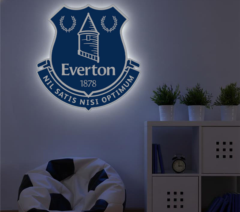 Everton Crest LED Backlit Wallpop